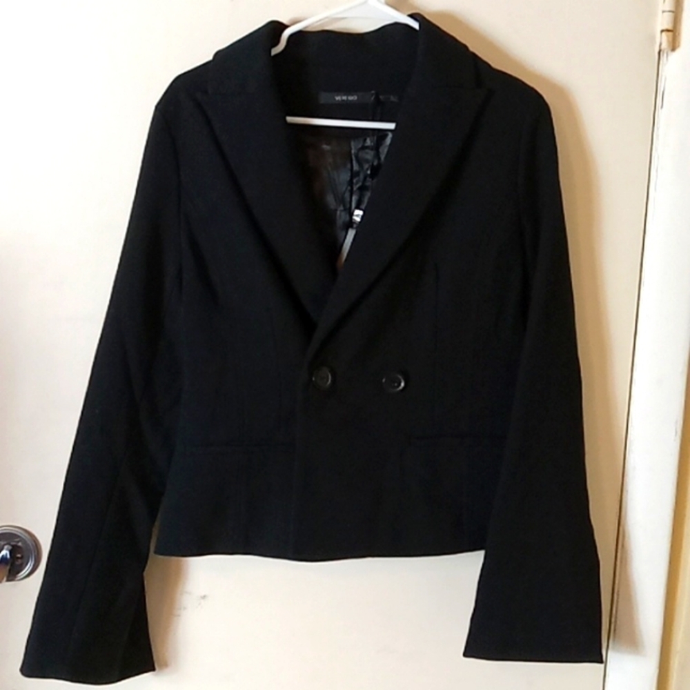 Vertigo NWT Black Blazer Jacket Size 6 - Picture 2 of 5